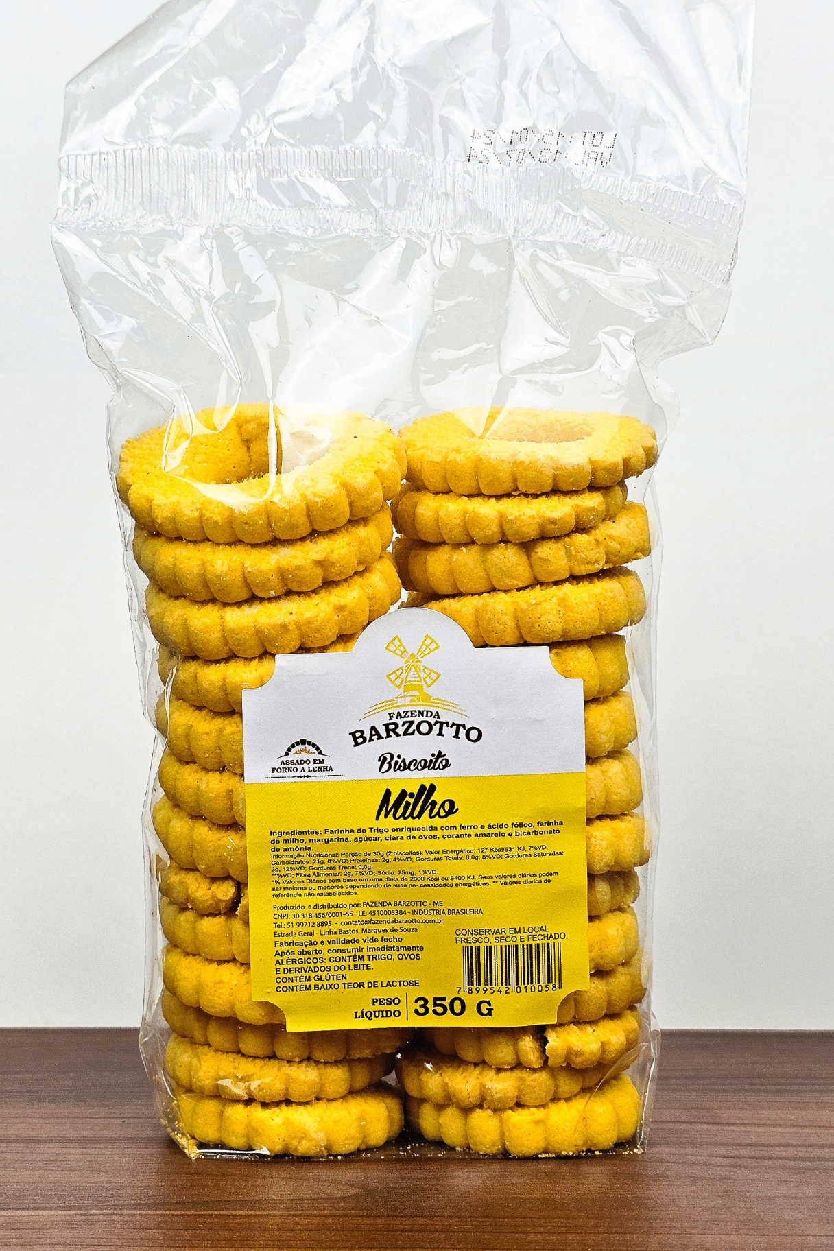 Biscoitos De Milho Artesanais Barzotto  350g