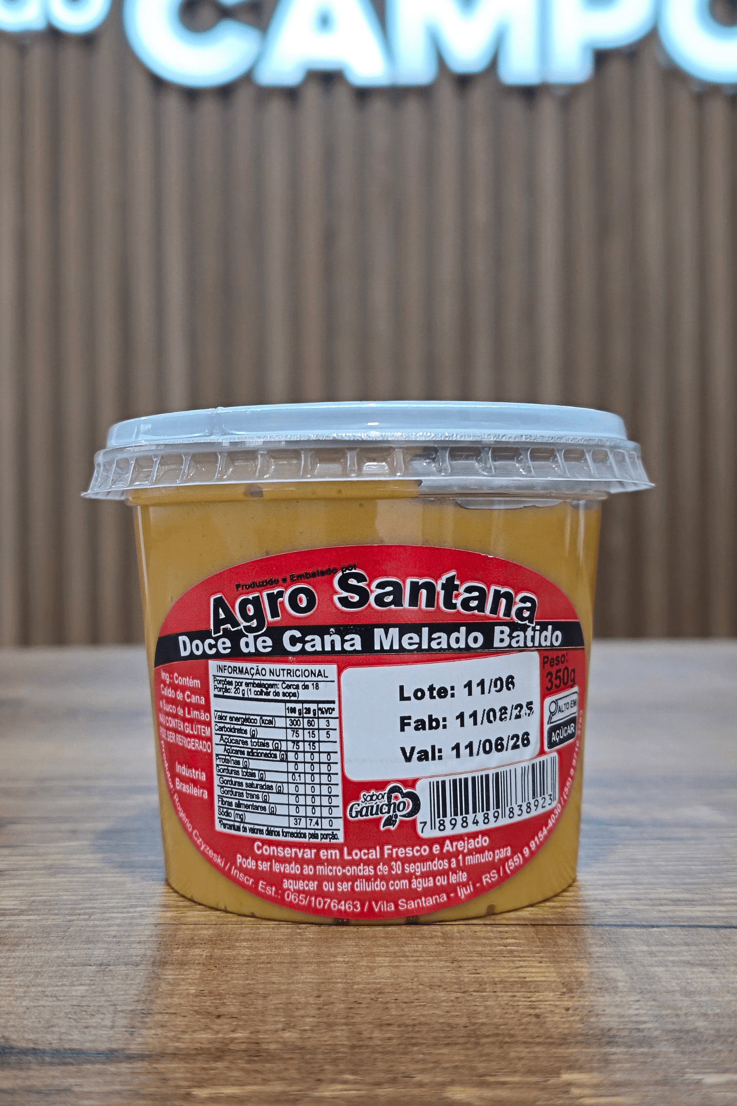 Melado Batido Puro 350g