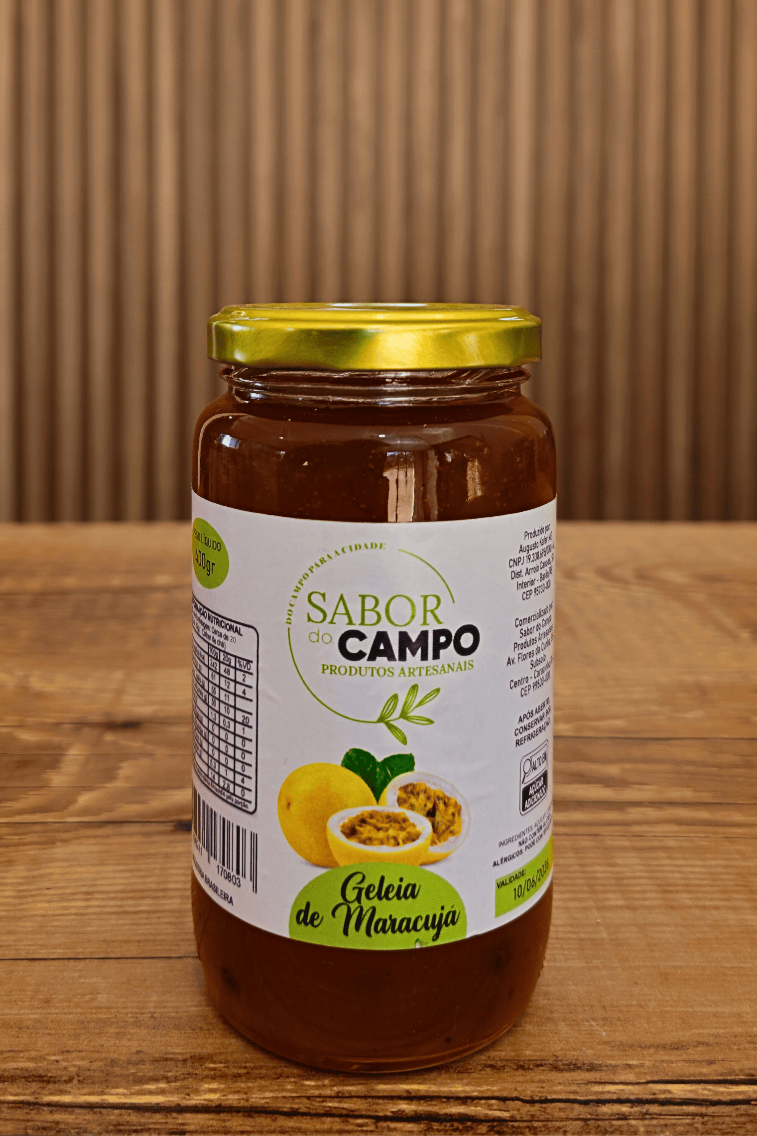 Geleia Artesanal de Maracujá 440g 