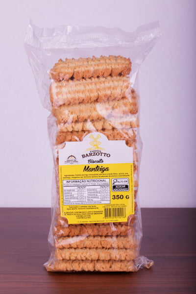 Biscoitos De Manteiga (Bolacha Amanteigada) Artesanais Barzotto  350g