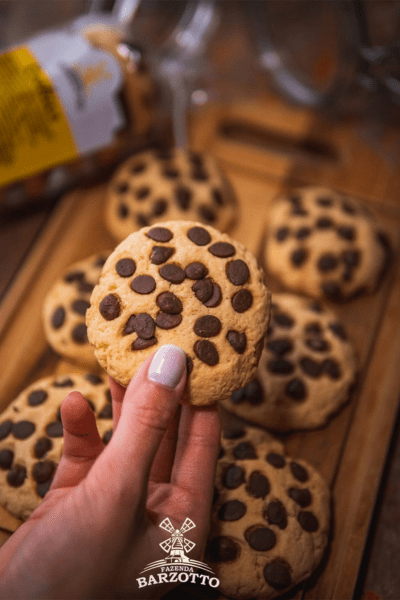 Cookies com Recheio de chocolate Artesanais Barzotto  350g