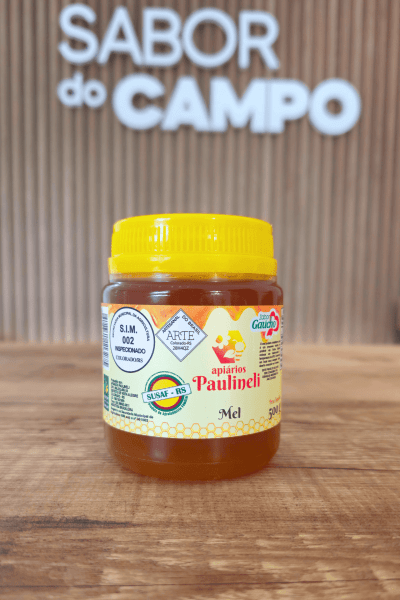 Mel Puro Natural Silvestre- Selo Artesanal 500g