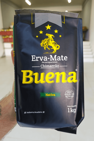 Erva-Mate Buena Nativa 1kg Moagem tradicional Sem adição de Açúcar