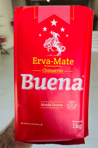 Erva-Mate Buena Nativa 1kg Moída-grossa Sem adição de Açúcar