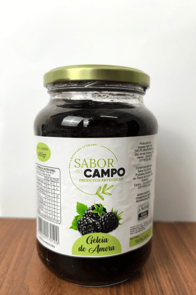 Geleia Artesanal De Amora Sabor do Campo 680g