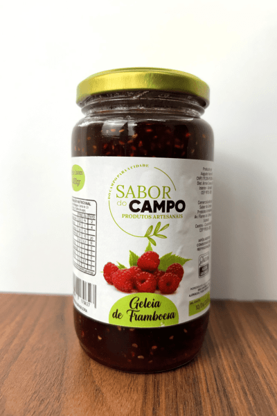 Geleia Artesanal de Framboesa Sabor do Campo 440g  