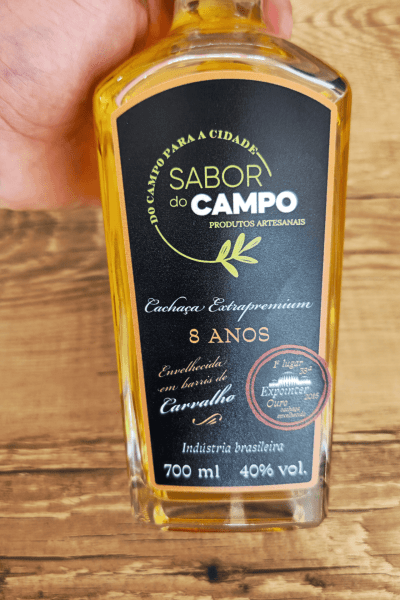 Cachaça Artesanal Ouro Extrapremium 8 anos Barril de Carvalho 700ml - Premiada