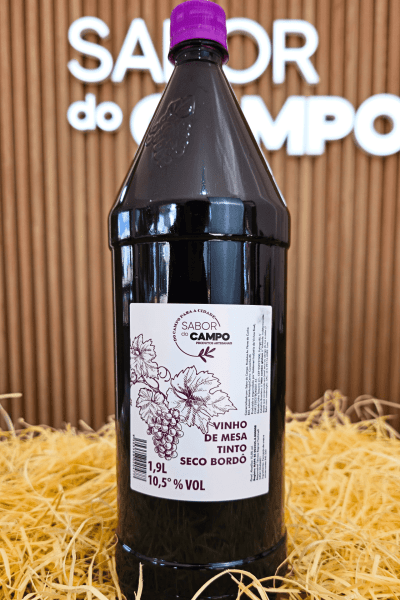  Vinho Tinto Seco Colonial Uva Bordô Serra Gaúcha 1,9l PET