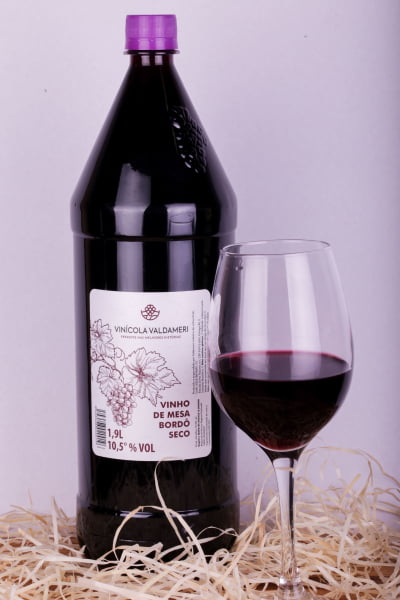  Vinho Tinto Seco Colonial Valdameri Uva Bordô Serra Gaúcha