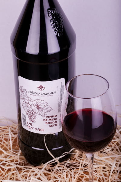  Vinho Tinto Seco Colonial Valdameri Uva Bordô Serra Gaúcha