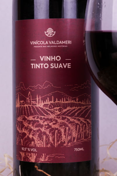 Vinho Tinto Suave Colonial Valdameri Serra Gaúcha