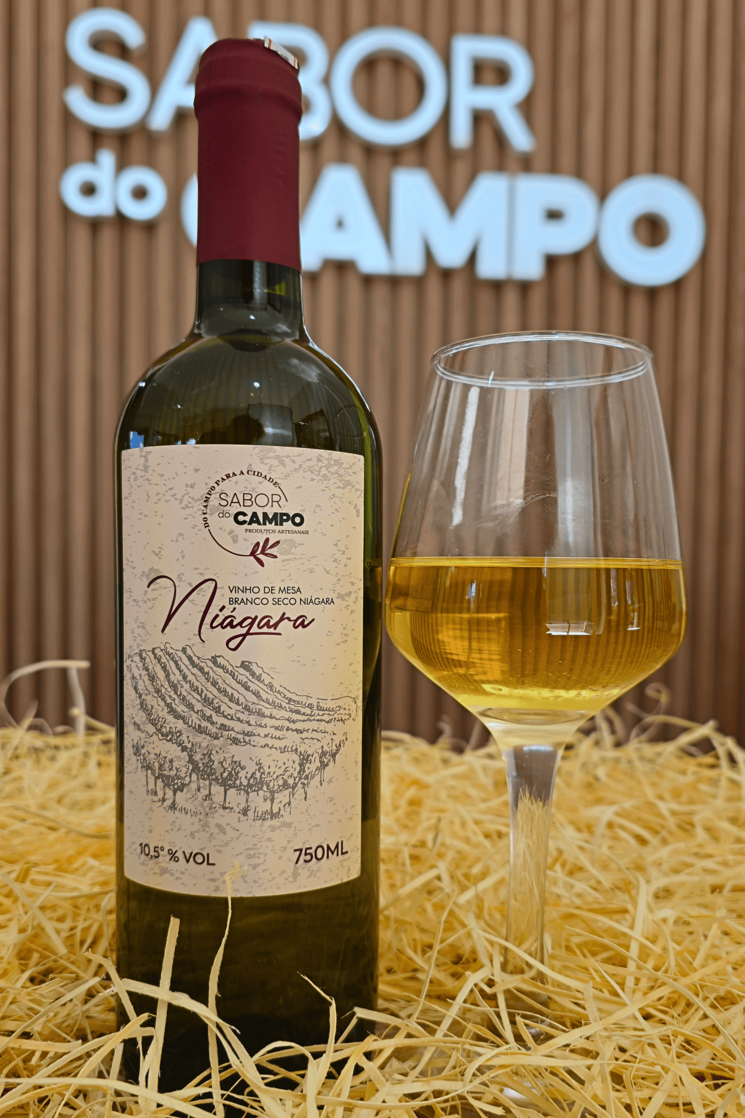 Vinho Branco Seco Colonial Uva Niágara Serra Gaúcha 750ml