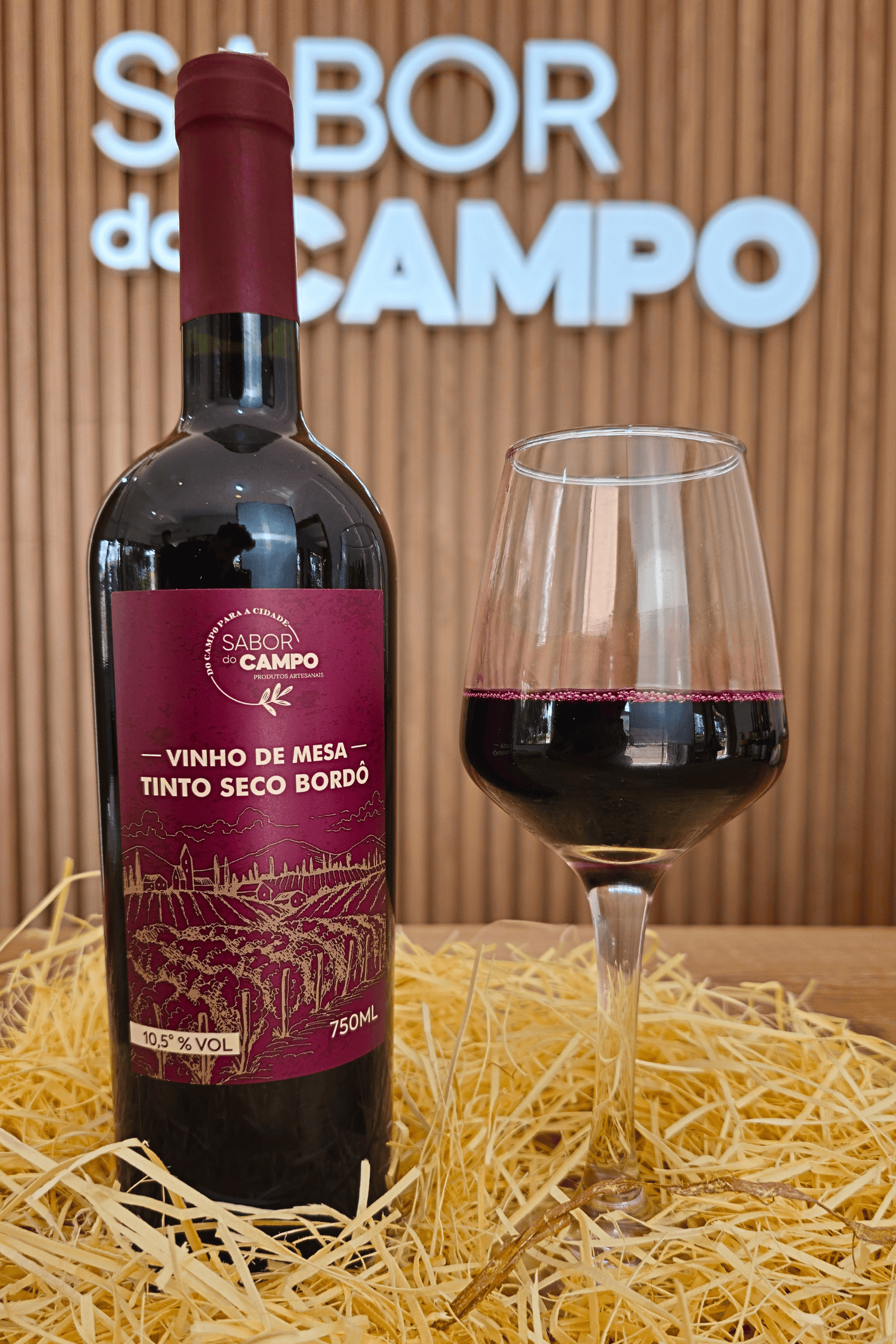  Vinho Tinto Seco Colonial Uva Bordô Serra Gaúcha 750ml